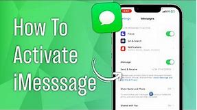 How to Activate iMessage on iPhone