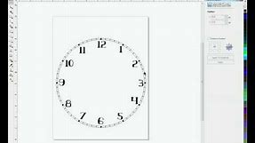 Creating Clock Faces in Corel Draw - Method #2 -