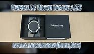 Verizon LG watch Urbane 2 LTE, unboxing and comparisons (Huawei,Moto)
