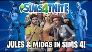 Making JULES and MIDAS from FORTNITE in Sims 4!