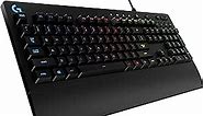 Logitech G213 Prodigy Gaming Keyboard, LIGHTSYNC RGB Backlit Keys, Spill-Resistant, Customizable Keys, Dedicated Multi-Media Keys – Black