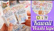 Make your own kawaii washi tape || DIY kawaii washi tape || Journal Stationery