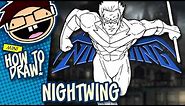 How to Draw NIGHTWING (Classic Comic Version) | Narrated Easy Step-by-Step Tutorial