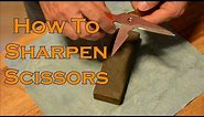 How to Sharpen Scissors for beginners, tips on sharpeners, sharpening stones & techniques