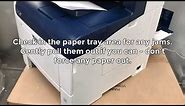 How to Resolve a Paper Jam - Xerox - C405/C400/6605