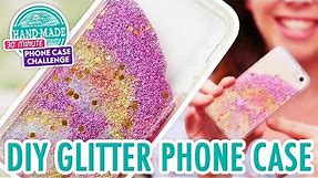 DIY Colorful Glitter Phone Case - HGTV Handmade Phone Case Challenge