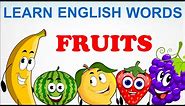 Fruits | Pre School | Learn English Words (Spelling) Video For Kids and Toddlers