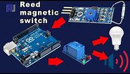 Using Reed magnetic switch with Arduino and Relay