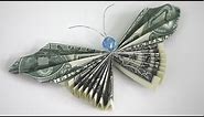 How to Make a Money Butterfly - Origami Dollar Bill