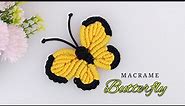 Macrame Butterfly Keychain | Macrame Animals | Macrame Butterfly Tutorial