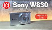Sony CyberShot W830 Beginner’s Guide 2022
