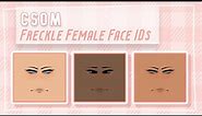 CSOM Freckled/Blushy Female Face IDs