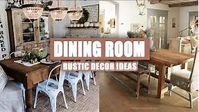 45+ Best Rustic Dining Room Decorating Ideas