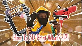 How to 3D Print Gats!!!!