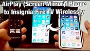 Screen Mirror (Airplay) iPhone X/XS/XR/11 to Insignia Fire TV Wirelessly