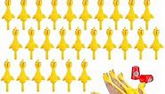 POPLAY 42PCS Easter Flying Chicken Slingshot, Flicking Rubber Chicken Funny Gag Gifts for Kids Adults Party Favors Birthday Goodie Bags Stuffers Easter Egg Filler Novelty Classroom Exchange Gifts