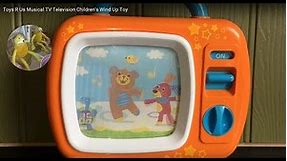 Toys R Us Musical TV Television Children's Wind Up Toy