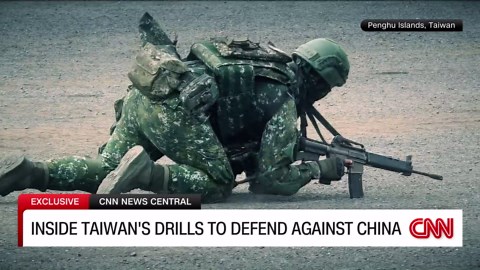 Taiwan's military is preparing in case China attacks. See how