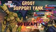 MARVEL SUPER WAR: Groot Support Tank - INTENSE Gameplay!