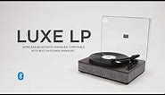 ION® Audio Luxe LP™ - Wireless Streaming Bluetooth®️ Enabled Turntable with Built-In Stereo Speakers