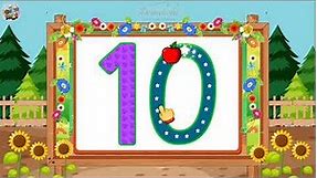 Tracing Numbers 1 to 10 | Learn Numbers | Kids Learning Numbers