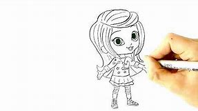 How to Draw Leah * Drawing Characters from Shimmer and Shine