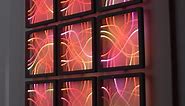 Fiber Optic and LEDs - a Wall Decoration