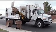 The New KANN Automated Side Load Garbage Truck In Action
