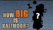 How Big is Kalimdor?