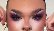 Who else loves purple eyeshadow? 💜 #makeup #fyp #trending | Makeup