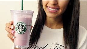 DIY Cotton Candy Frappuccino