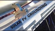 Grounding Solar PV System, DIY, on Pallets