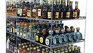 Commercial Retail Display for Mini Sampler 50ml Liquor Shot Airplane Bottles Nips Rack Also Any Other Point of Sale Items 12 Section