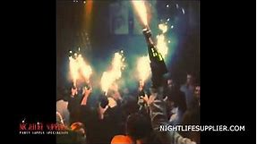 Champagne Sparklers | Champagne Bottle Sparklers For Your Nightclub