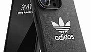 adidas Case Designed for iPhone (Black & White Trefoil, iPhone 14 Pro)