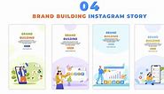 Corporate Brand Building Cartoon Vector Animation Instagram Story