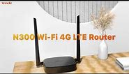 Tenda 4G03 N300 Wi-Fi 4G LTE Router - Get Speed and Connectivity anywhere