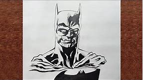 How To Draw Realistic Batman - Sketch Tutorial