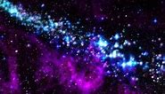 Purple Nebula Deep Space Moving Loop Background