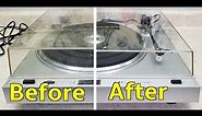 Turntable Teardown: how to inspect and service a Sears LXI record player made by Sanyo