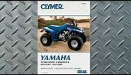 Clymer Manuals Yamaha YFM80 MOTO-4, BADGER and RAPTOR 1985-2008 ATV Manual