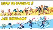 How To Evolve All Pokémon Gen 1 - Gen 8 (Galar) 2020 (Animated Sprites)