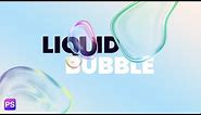 How To Create Realistic Liquid Bubbles | Photoshop Tutorial