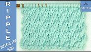 How to knit the Ripple stitch: Perfect for hats, cowls, and sweaters - So Woolly