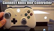 How to CONNECT XBOX ONE CONTROLLER to Xbox One (Xbox Controller Sync & Pairing Tutorial)
