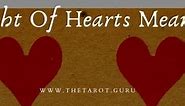 Eight Of Hearts Meaning In A Cartomancy Or Tarot - Tarot Guru