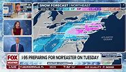 Powerful winter storm set to dump up to a foot of snow across portions of the Northeast, New England