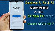 New March Software Update Received in Realme 5, 5s & 5i | realme 5 series new update, realme ui 2.0