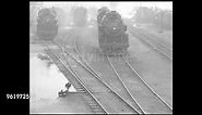 Atlantic Coast Line Railroad Vintage Steam Footage - "BIG LOCOMOTIVES IN CONVENTION" By Pathé News