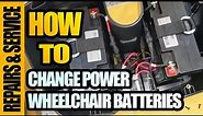 🔋How to Replace The Batteries On A Power Wheelchair
